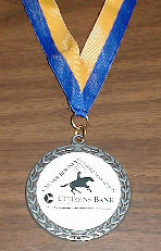 Male Open 2nd place team medal